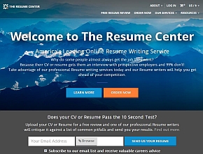 The Resume Center Review | Company's Home Page